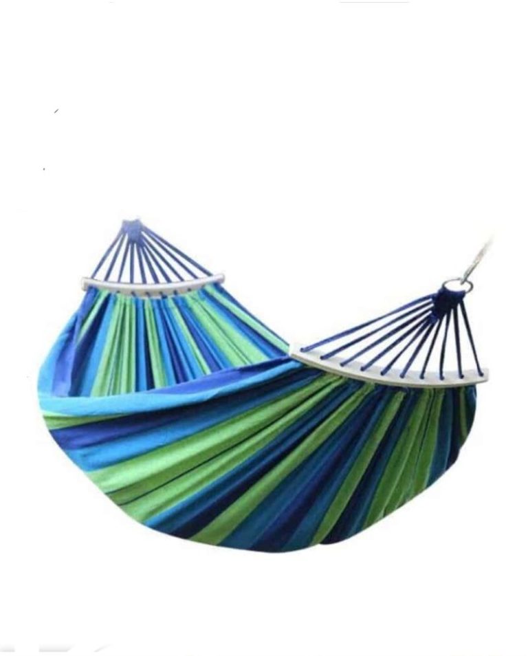 تخت آویز سفری دو نفره چوب دار