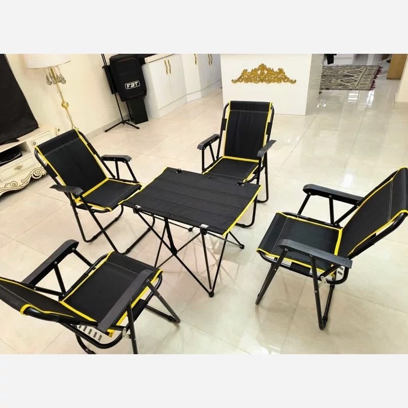 ست 2 نفره صندلی و میز مسافرتی تاشو