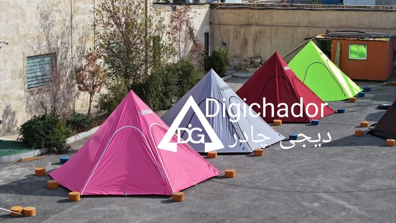 چادر سایبان مینی استارتنت زیپ فلکس با پارچه کره ای دیجی چادر (رنگ نارنجی)